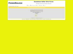 Goosetown Roller Girls Forum