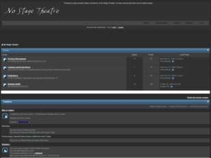 Free forum : No Stage Theatre